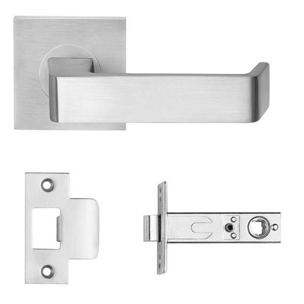 Momo on R70 inc. latch bolt 60mm B/S in Zinc Satin Chrome