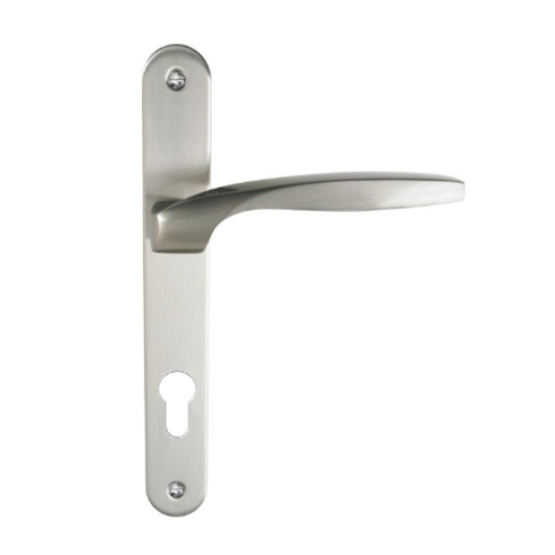 Titan Lever on Longplate (235x32mm) - E85 in Brushed Nickel