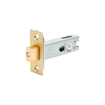 Heavy Duty Tubular Privacy Bolt, 57mm Backset in Satin Brass