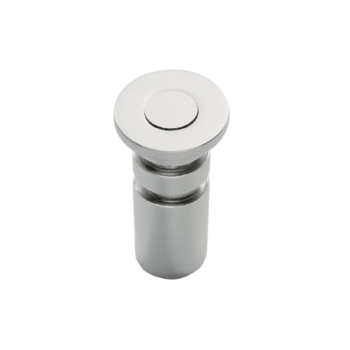 Dust Socket, 25x40mm - 13mm Hole in Satin Chrome